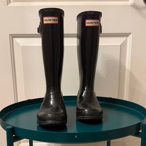 Hunter Kids Black Boots